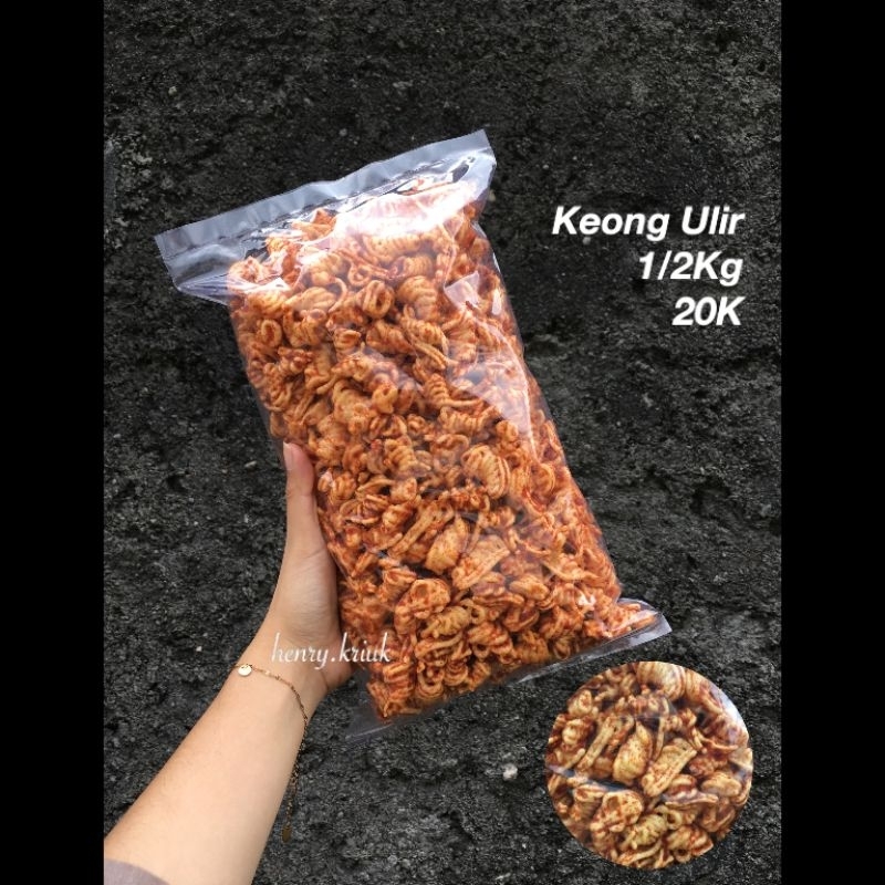 

kripik keong ulir