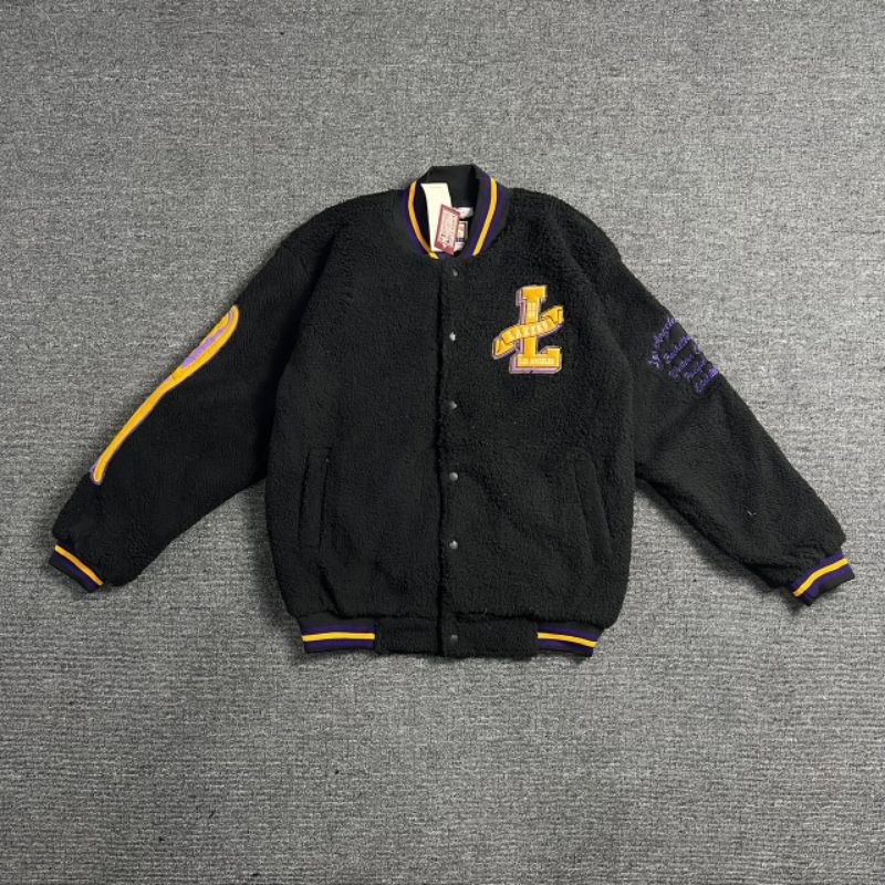 JAKET SHERPA LAKERS VARSITY LAKERS BOMBER LAKERS