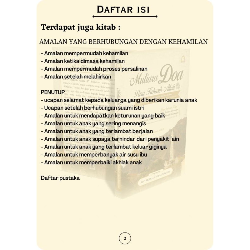 EDISI REVISI Buku doa &quot;Mutiara doa para kekasih Allah&quot;