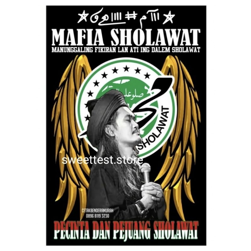 BENDERA MAFIS, BENDERA MAFIA SHOLAWAT, BENDERA PEJUANG SHOLAWAT, FREE STICKER