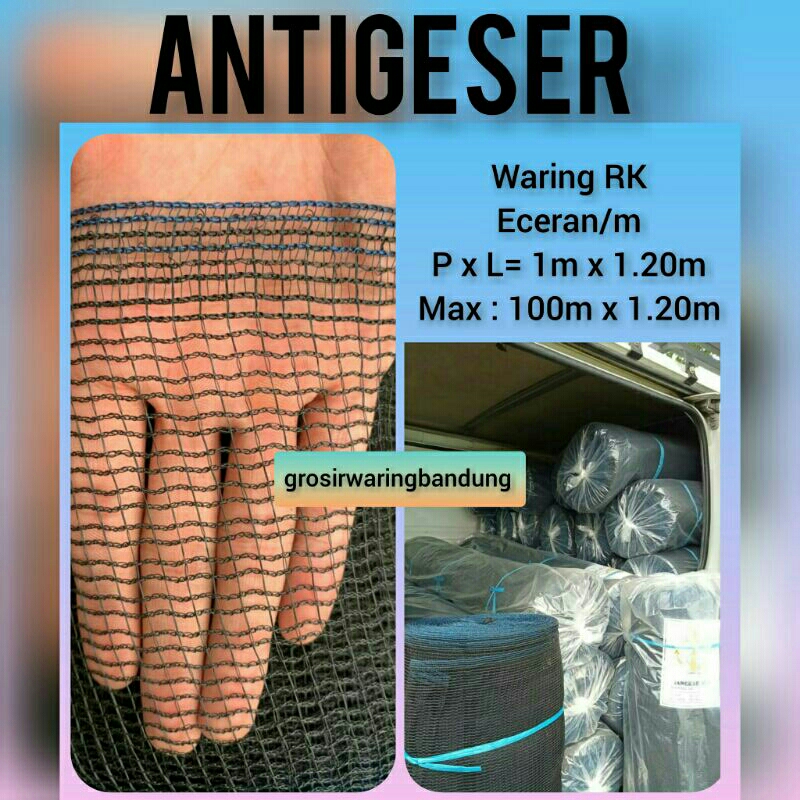 WARING RK ANTIGESER (TERMURAH) hapa keramba ikan kolam ikan media filte air doble net Murah
