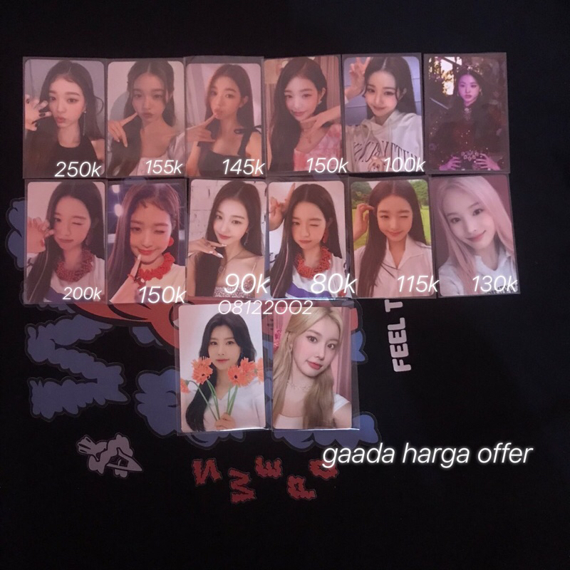 PHOTOCARD PC GAEUL REI IVE JINNI NMIXX OFFICIAL