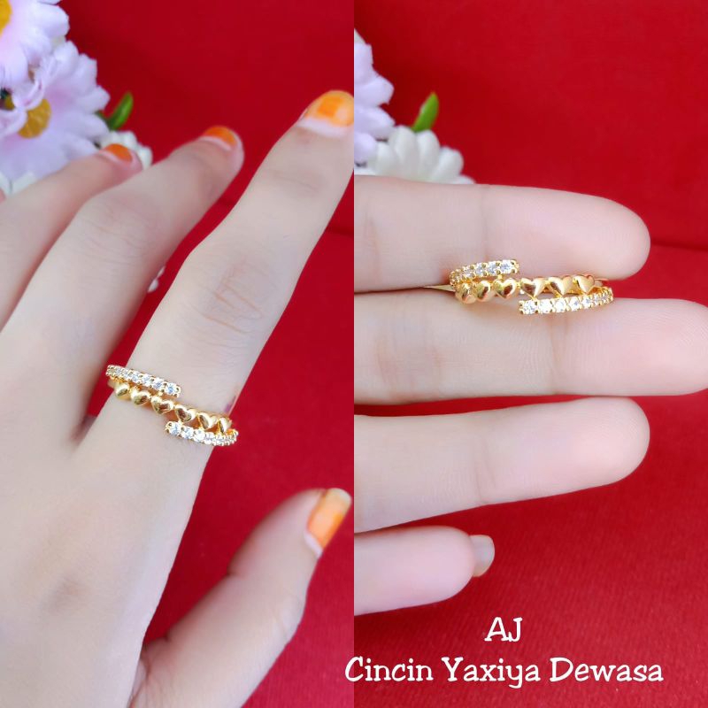 cincin ice cream lapis emas 18k