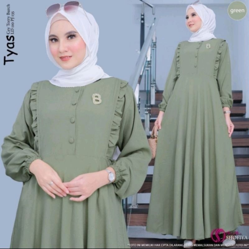 Gamis terbaru wanita lebaran 2023 | gamis polos |gamis Payung| gamis brukat