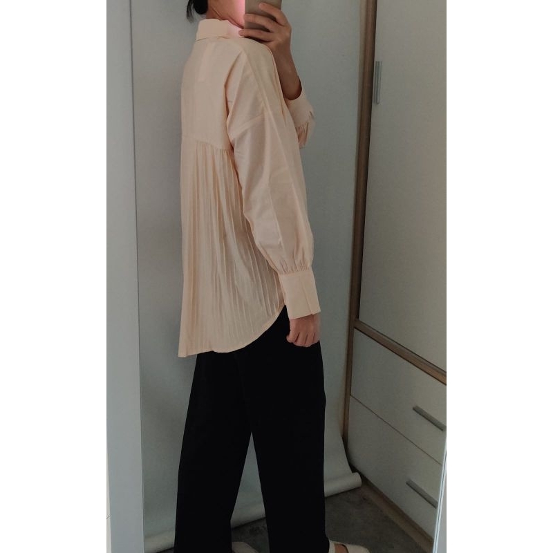 oversized shirt back pleats/Nadine shirt