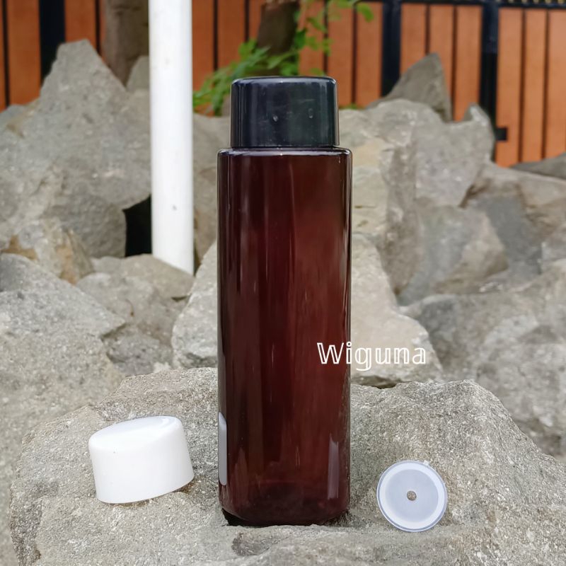 Botol Toner 150ml Coklat / Botol Rf 150ml Amber Tutup Toner dan iner dalam