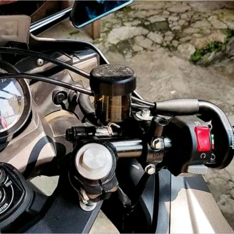 TABUNG MINYAK REM SMOKE MINI DEPAN DAN BELAKANG BRMBO PLUS BREKET SEMUA MOTOR