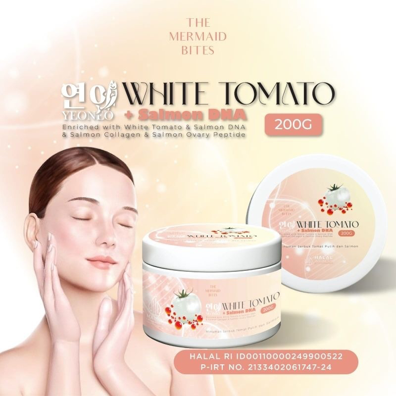 SHARE IN JAR THE MERMAID BITES YEON-EO 연어ENRICHED with : SALMON DNA & WHITE TOMATO