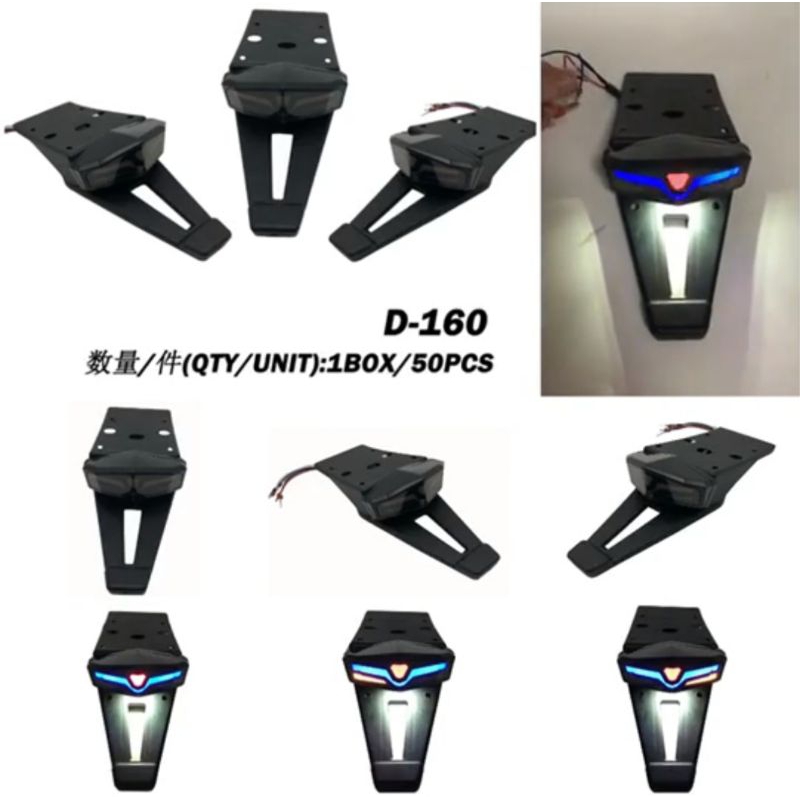 Lampu stop spakbor belakang stoplamp LED dtracker 150 klx model 3in 1