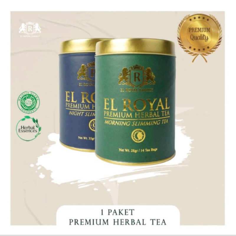 

EL ROYAL PREMIUM HERBAL TEA / TEA HERBAL KESEHATAN MORNING & NIGHT