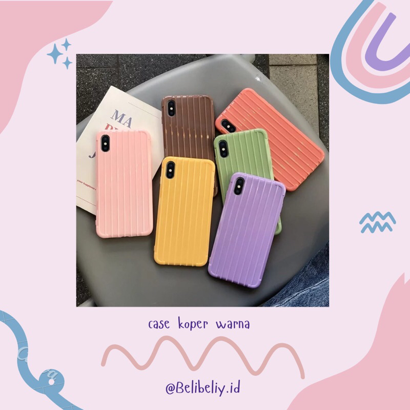 SOFTCASE GLOSSY SILIKON KOPER MACARON SERI OPPO || VIVO
