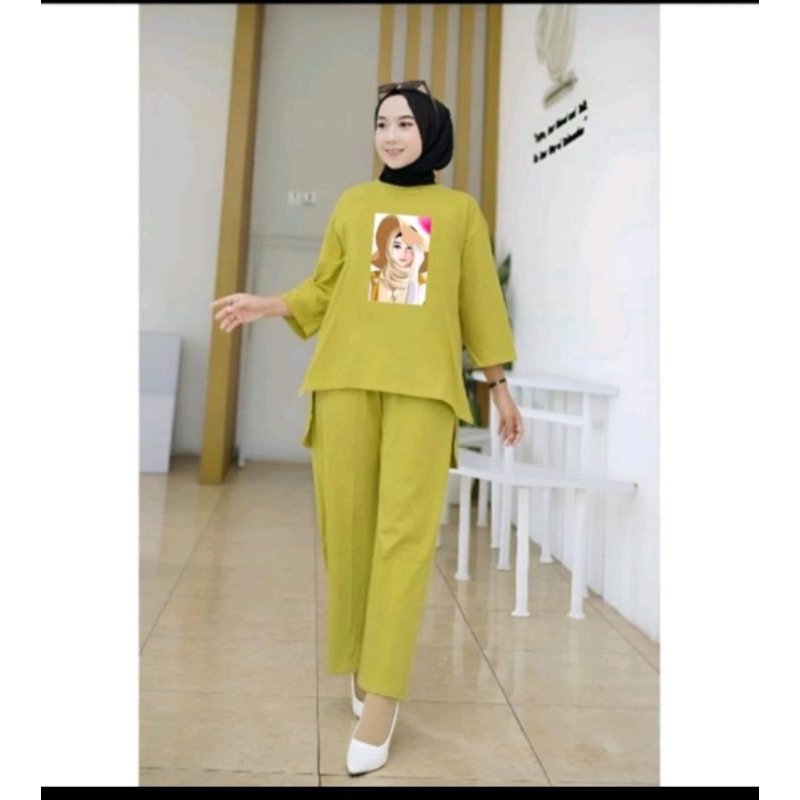 SETELAN WANITA OVERSIZE DTF WOMEN STLYE