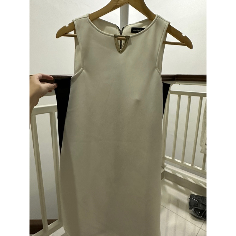 dress branded putih hitam size S-M