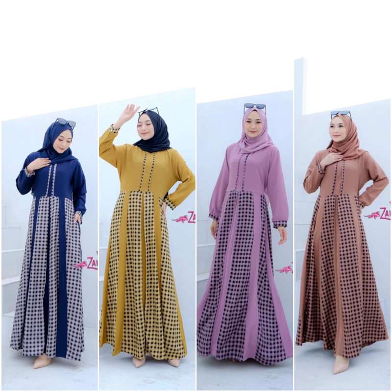 GAMIS WANITA BRAND ZAHIN KEKINIAN // GAMIS ZAHIN ORI PREMIUM MEWAH