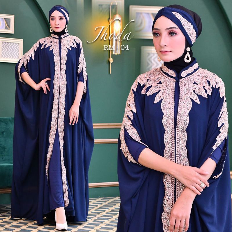 FASHION MUSLIM // KAFTAN JODHA PLUS INNER DAN TURBAN // SERAGAM KELUARGA // BAJU PESTA // BAJU WISUDA // GAMIS TERBARU // BAJU LEBARAN // KAFTAN INDONESIA // BY RISKA MODE