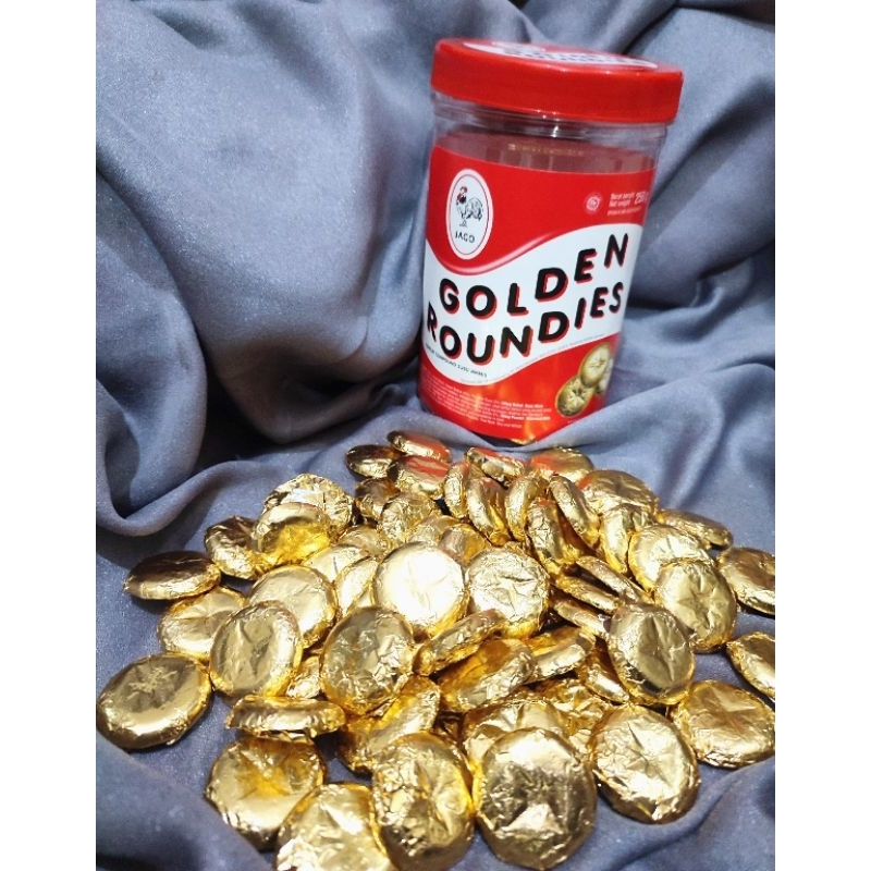 

Cokelat Koin golden roundies / koin toples kecil