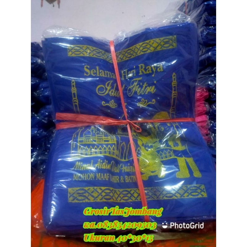 Tas Parcel / Tas hajatan kotak nasi R10 / Tas Lebaran / Tas kain