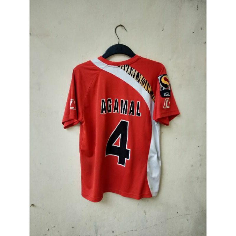 Jersey Baju Bola Persija Jakarta Home ISL 2011/12 MW Matchworn Fahreza Agamal