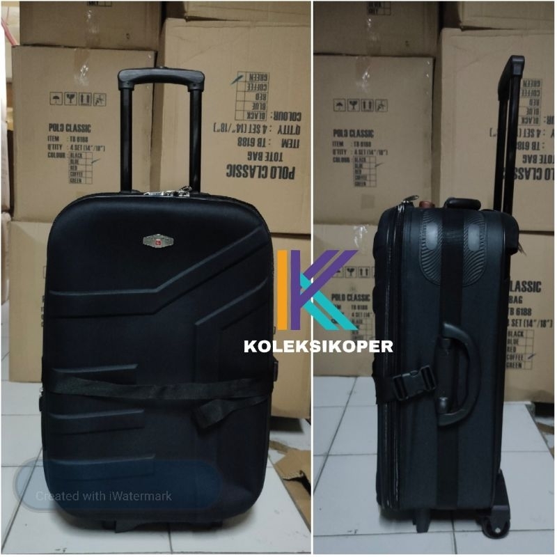 Koper Polo Team Original Kanvas Tebal ukuran Bagasi 22 inch
