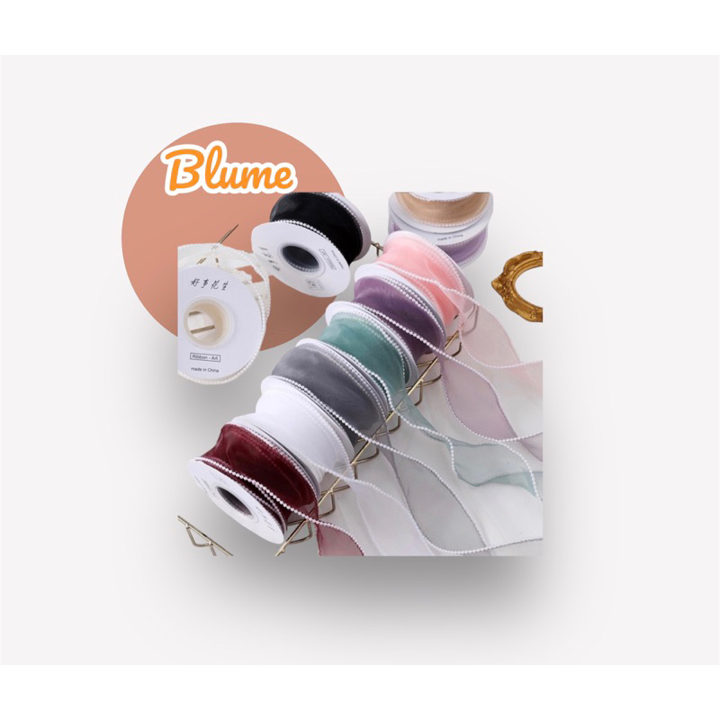 

pita organza/ flower wrapping/ pita untuk bunga / per roll