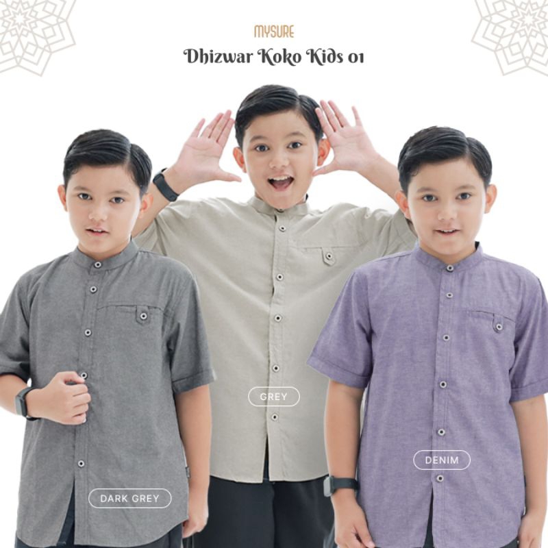 Dhizwar koko kids 01 MYSURE / Koko anak MYSURE / Koko anak terbaru