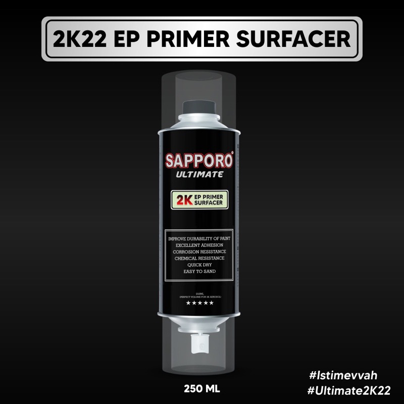 Sapporo Ultimate 2K22 EP Primer Surfacer 250 ml / epoxy 2k