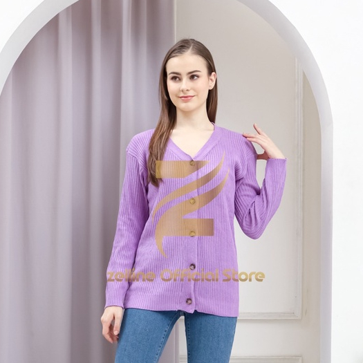 zelline official cardigan rajut amara oversize