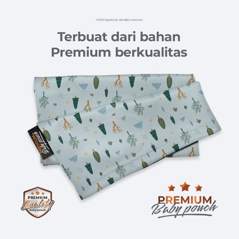 gendongan geos premium baby pouch bayiku.id