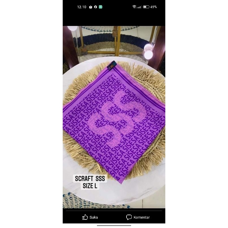 preloved scarf sisesa