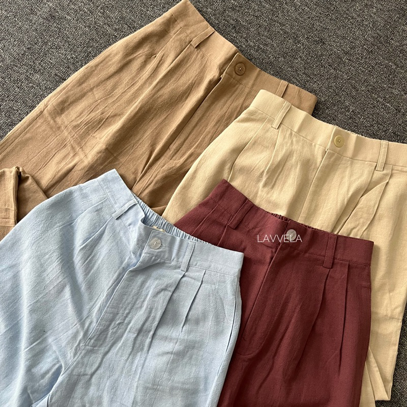 Aiden Linen Pants LAVVELA