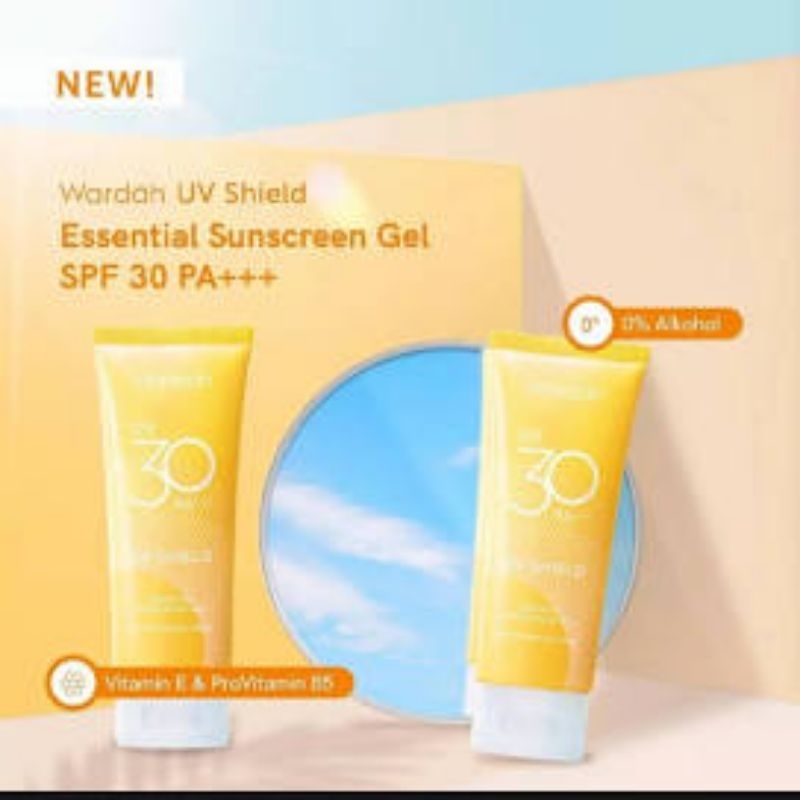 ✿ELYSABETHME✿ 🅆 🄰 🅁 🄳 🄰 🄷 Wardah sunscreen sun care SPF 35 kemasan baru kuning uv shield anti UVA UVB sunblock