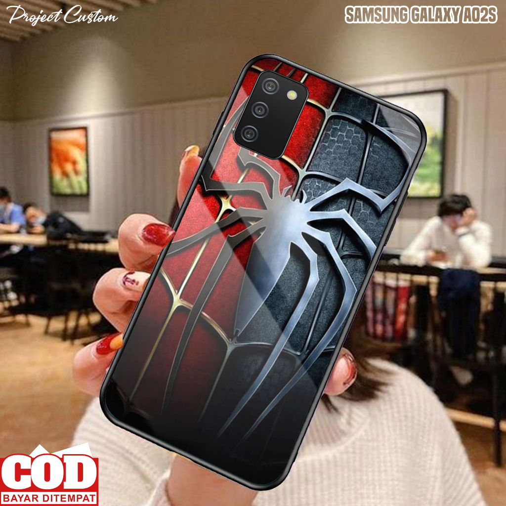 Case SAMSUNG A02S - Casing Hp SAMSUNG A02S Terbaru [ SPDRMN-01 ] Softcase Hp - Kesing Hp - Silikon H