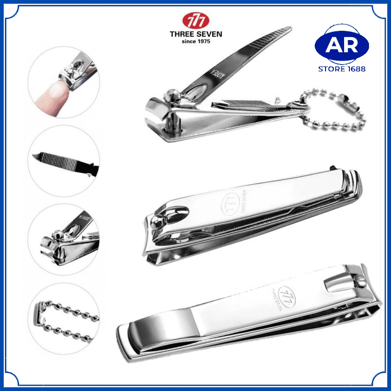 AR Gunting Kuku Kecil 777 Three Seven / Nail Clipper Stainless / Alat Potong Kuku Made in Korea