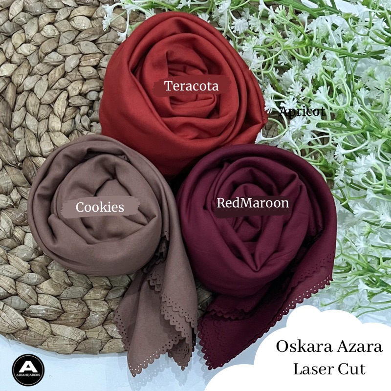 Segiempat Laser Cut Oskara Azara Voal Miracle Plain Azara PART 3
