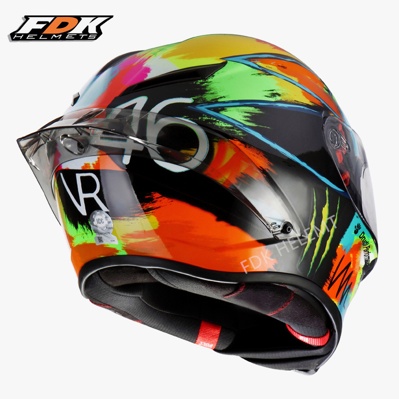 FDK Helm Full Face Winter Text 2019 Pista Model Motor Helm Tersedia Untuk Pria Dan Wanita Bisa Cod