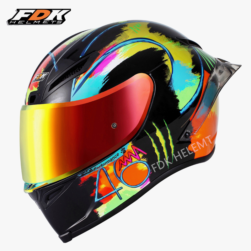 FDK Helm Full Face Winter Text 2019 Pista Model Motor Helm Tersedia Untuk Pria Dan Wanita Bisa Cod