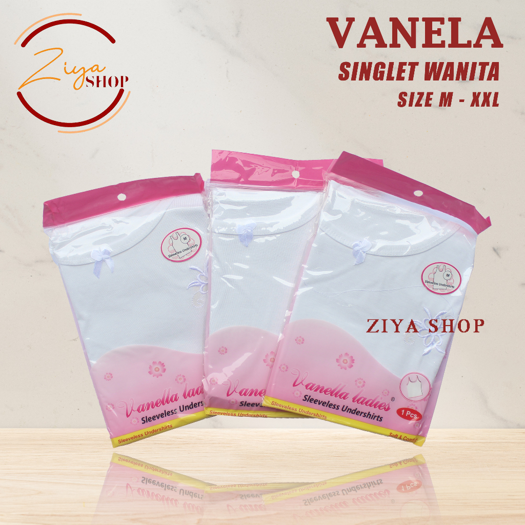 ( 3pc - 6pc ) Singlet Vanela | Tanktop | Kaos Dalam Remaja | Singlet Wanita Vanella | Kaos | Singlet
