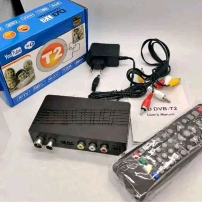 Set Top Box Tv Siaran Digital DVB T2 STB Antena  Receiver Full HD