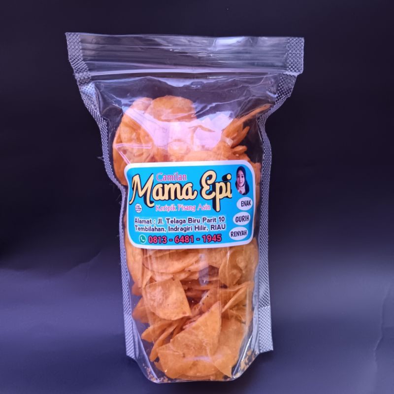 

Keripik Pisang Asin ORIGINAL 100g _ Camilan Mama Epi