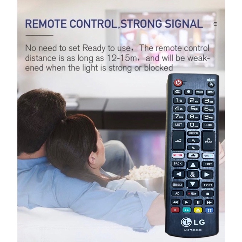 REMOT / REMOTE TV LCD LED LG ASLI ORIGINAL AKB75095308