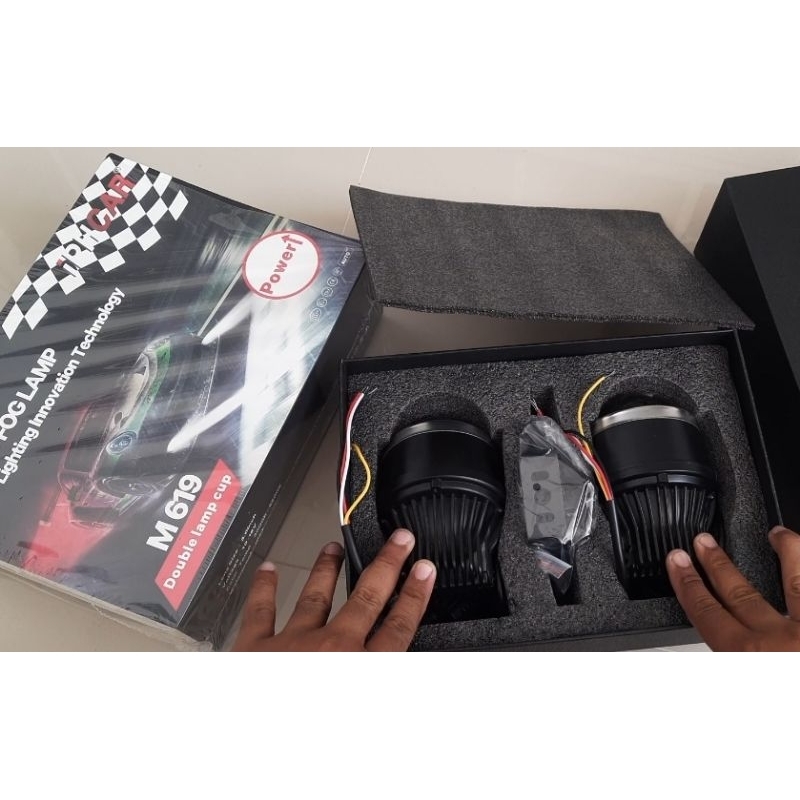 Foglamp Biled Terbaru dari IPHCAR M619 3inch Blue Lens || Lampu Bemper Biled Iphcar M619 || Projecto