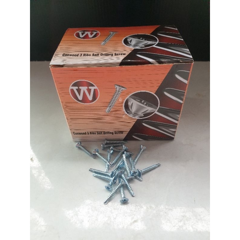 Sekrup driling SDS JF panjang 25mm harga untuk 10 biji sekrup