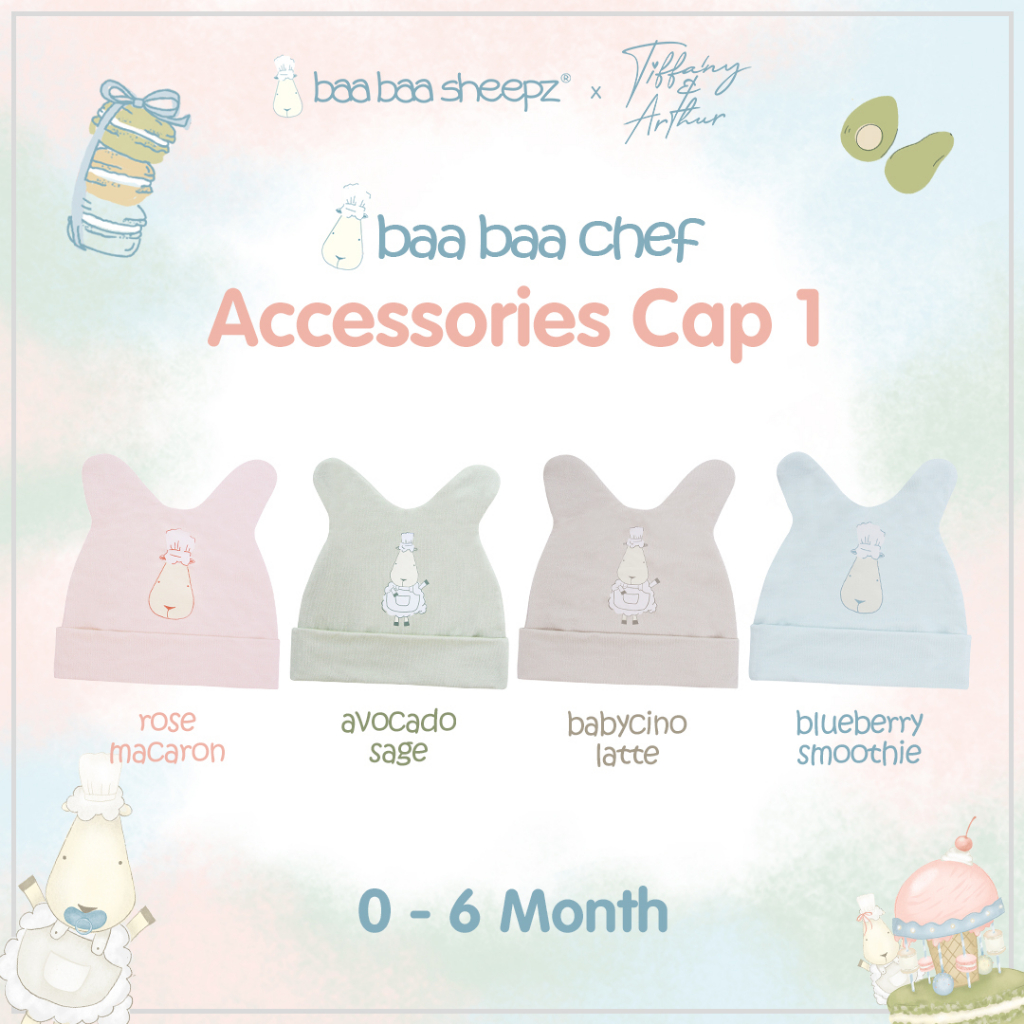 Baabaasheepz x Tiffany - Accessories Cap Chef 0-6 Month