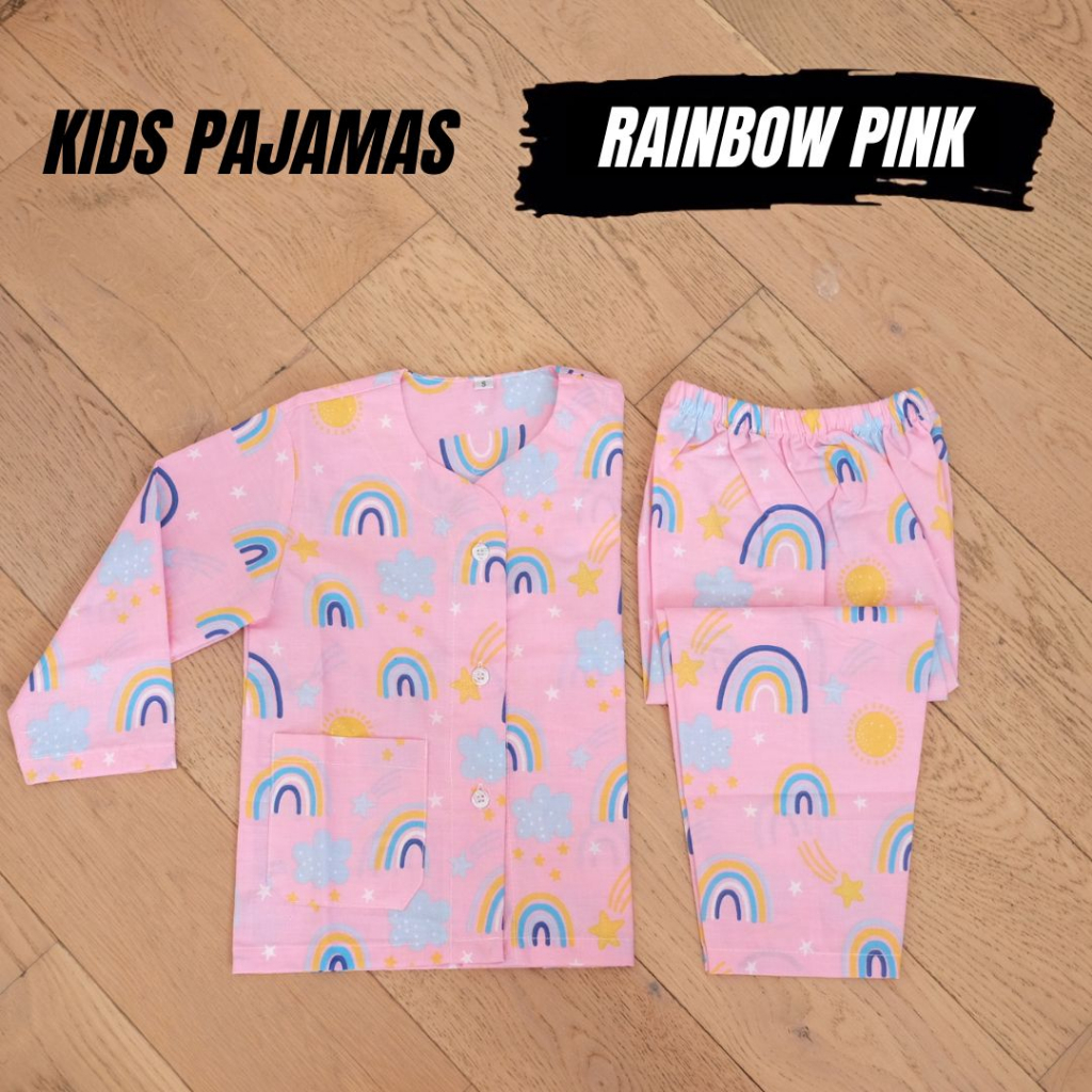 PIYAMA ANAK 1-3 TAHUN / Katun Laki Laki Perempuan / Pajamas Bobo Cewe Cowo / Atasan Tangan Panjang Boy Girl UNISEX Animal