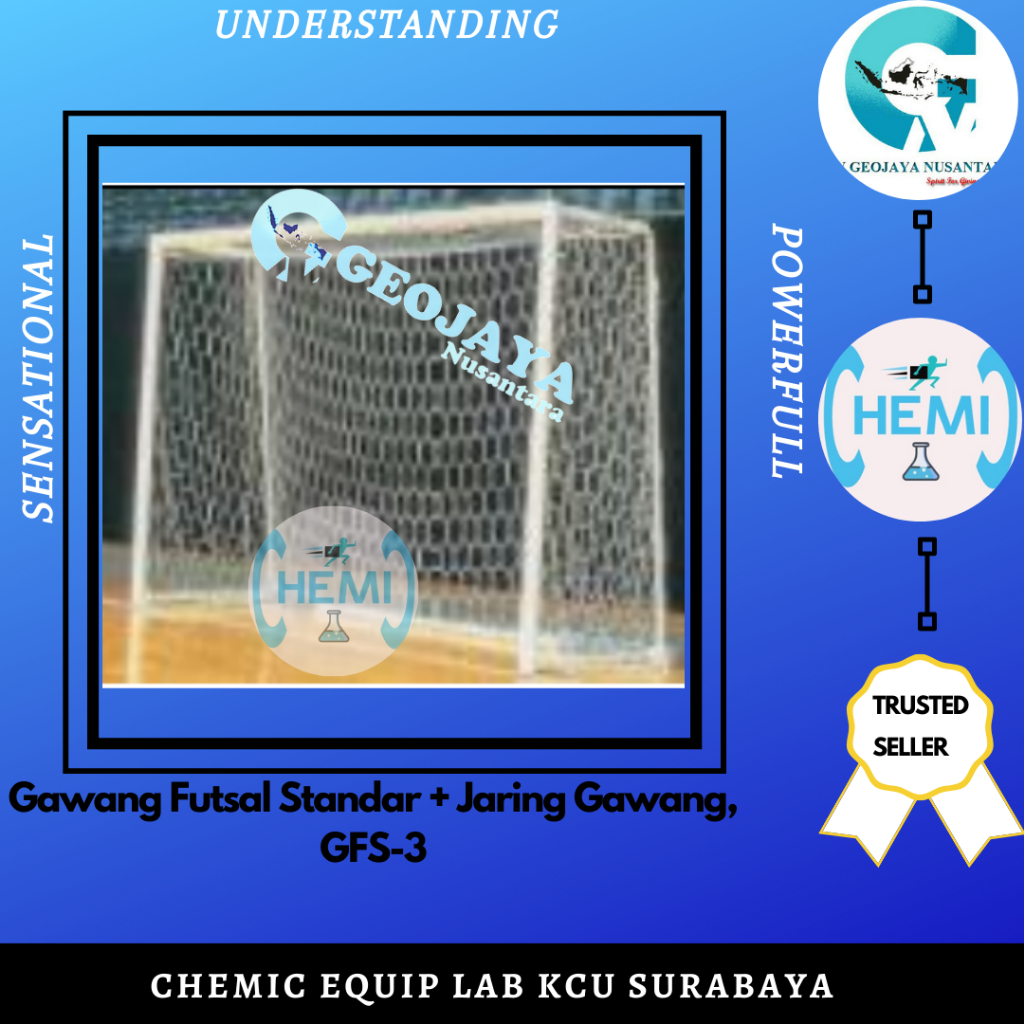 Gawang Futsal Standar + Jaring Gawang, GFS-3