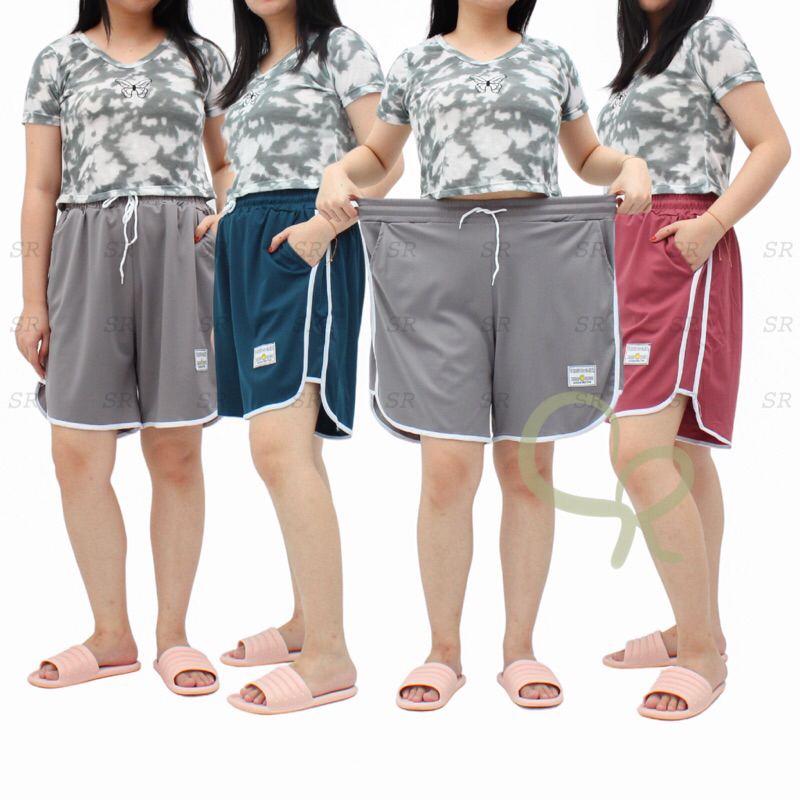 Celana Pendek Wanita Short Pants Santai Import Premium Jumbo Big Size