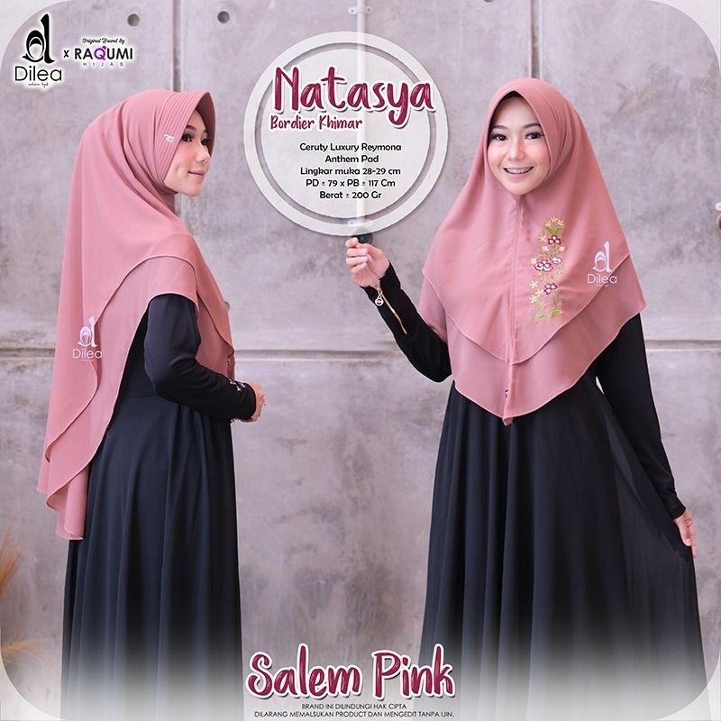 Natasya Bordir Khimar ori Raqumi Hijab