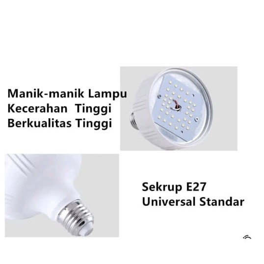 Pesonacom Lampu LED Bohlam Bulb Tabung Kapsul Lampu Rumah Kantor Terang SNI 5W / 10W / 15W / 20W / 30W / 40W