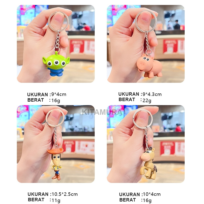 AT01 GANTUNGAN KUNCI TOY STORY/KEY CHAIN/SOUVENIR/GANTUNGAN KUNCI LUCU/GANTUNGAN KUNCI KARAKTER/AKSESORIS TAS