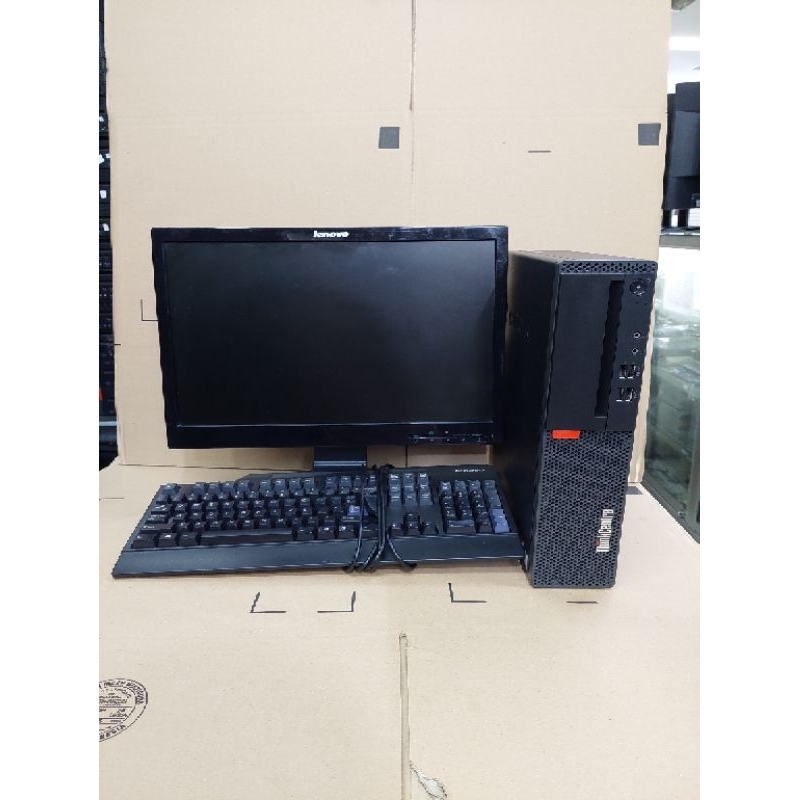 Pc Paketan Core i3 6100 Ram 8 Gb SSD 256 Gb Win10 Layar LCD 19 inchi keyboard Mouse usb bergaransi